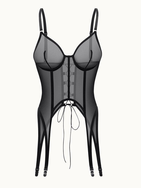 Ariadne Black Bodysuit