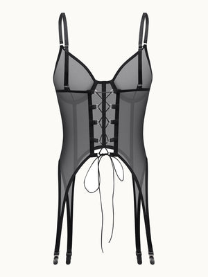 Ariadne Black Bodysuit