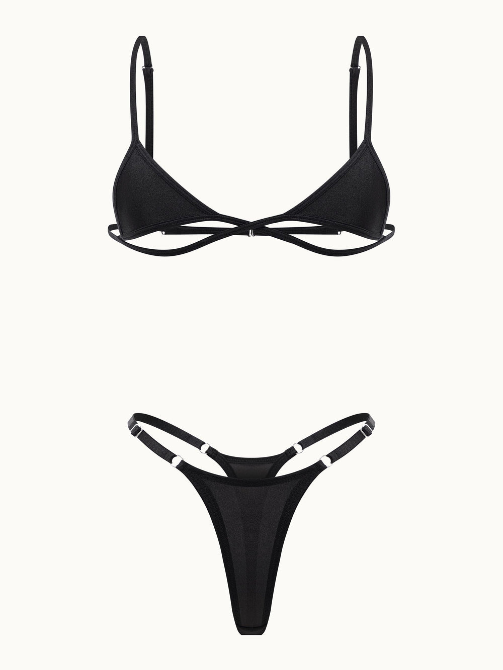 Luna Triangle Bra & Thong Set