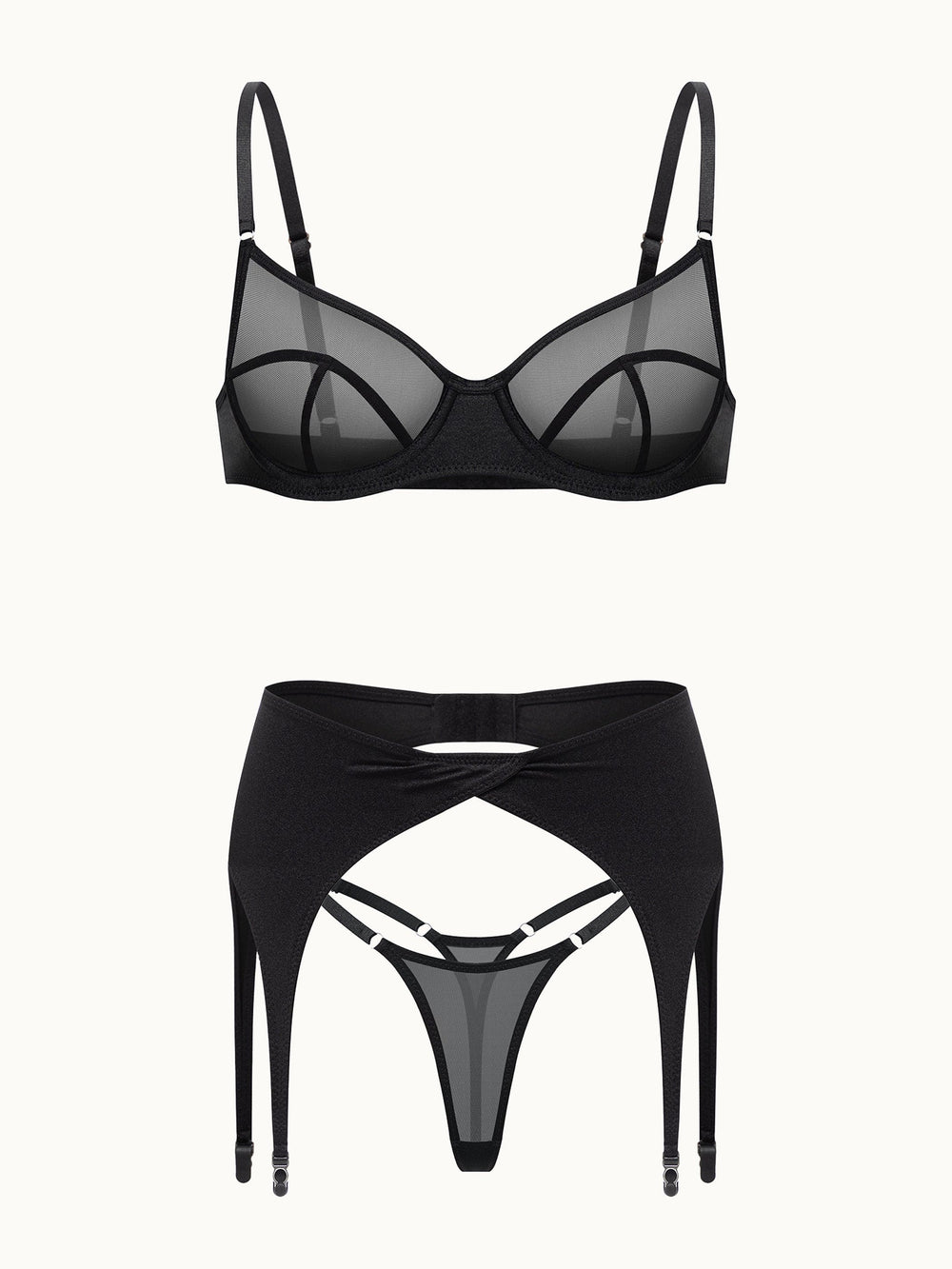 Lyra Sheer Lingerie Set
