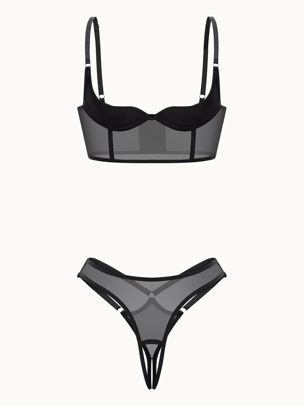 Sienna Open Bra Lingerie Set